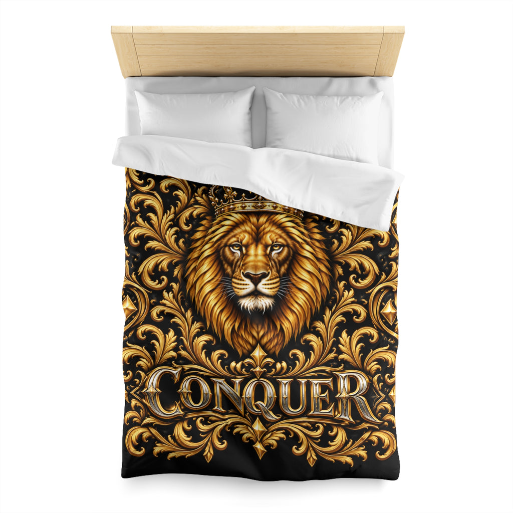 Conquer Lion Duvet Cover