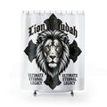Lion of Judah Shower Curtain — Bold Faith-Inspired Bathroom Décor