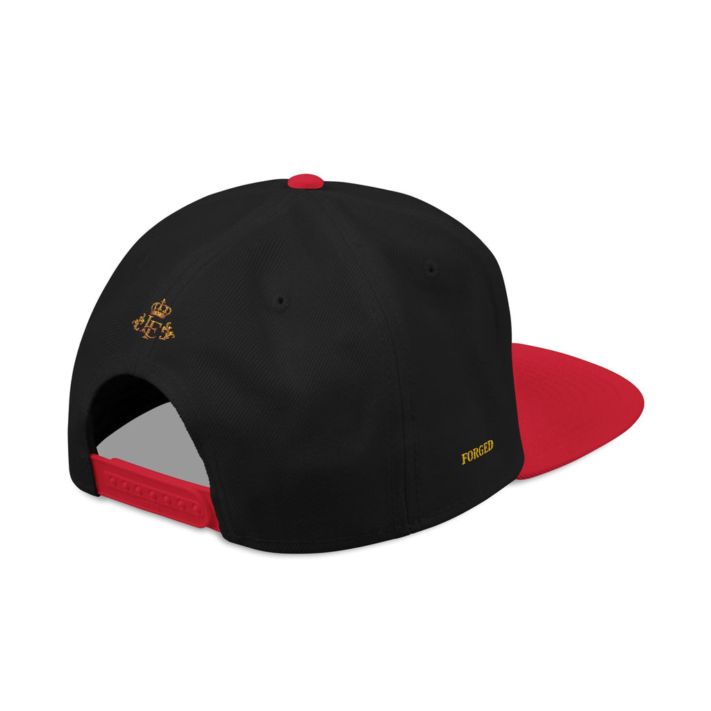 Embroidered Lion Crest Snapback Hat