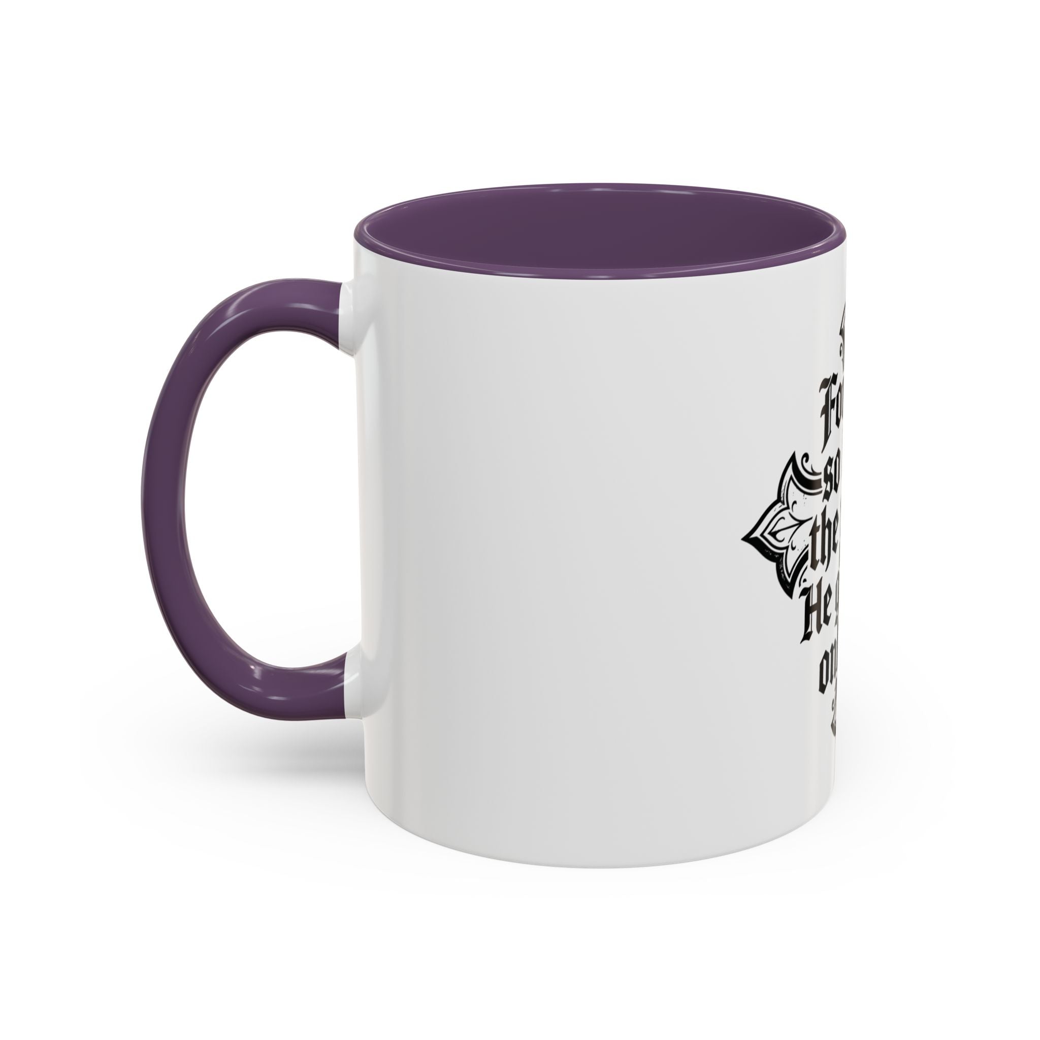 Christian Cross Coffee Mug — "For God so loved the world, He gave His only Son" (11/15oz)