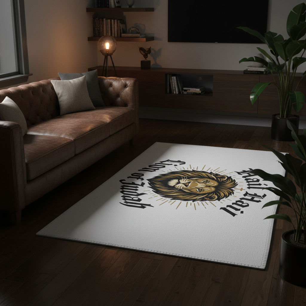 Lion of Judah Rug Lifestyle